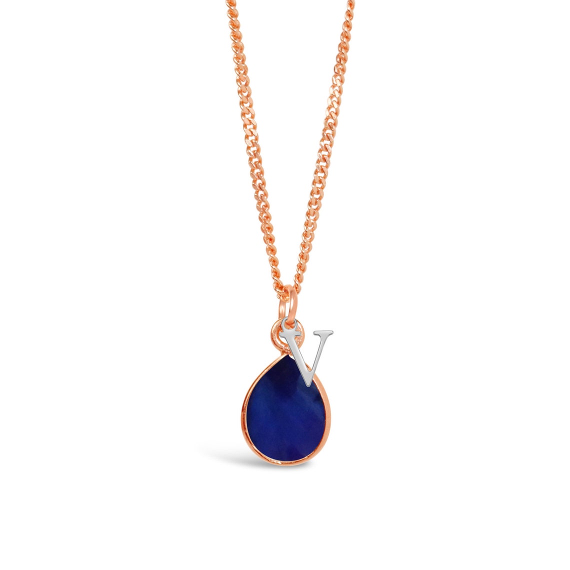 sapphire birthstone necklace