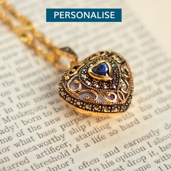 Sapphire necklace near me deals
