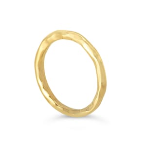18 Carat Gold Vermeil Ring, Gold Band Ring, Gold Stacking Ring, Gold Stackable Ring, Gold Wedding or Promise Ring