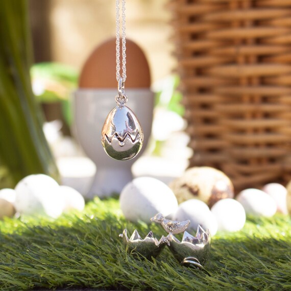 Buy Sterling Silver Charming Chick Necklace Silver Bird Necklace Meaningful Christmas Gift Idea Online in India Etsy