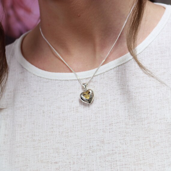 リトルサニーバイト　heart locket necklace / SILVER little sunny bite (リトルサニーバイト)heart locket necklace