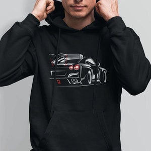 JDM Hoodie, Car Hoodie, Japanese Icon Sportscar Hooded Sweatshirt, Car Guy Gift, Car Lover Hoodie, Car Enthusiast Gifts, Best Gift for Him