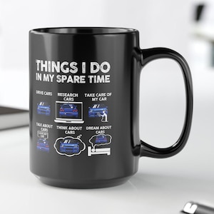 JDM Car Enthusiast Becher, japanische stimmer Kaffeetasse, Freizeit Car Guy Geschenk