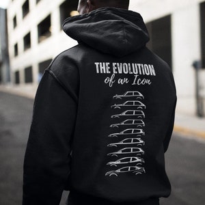 JDM Hoodie Civic Evolution, Car Hoodie, JDM Fan Gift, Car Guy Gift, Car Lover Hoodie, Gifts for Car Guys, Car Enthusiast Gifts, Gift for Him