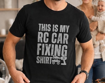 RCカー修理シャツ、面白いホビイストTシャツ、リモコンギフト、誕生日プレゼント