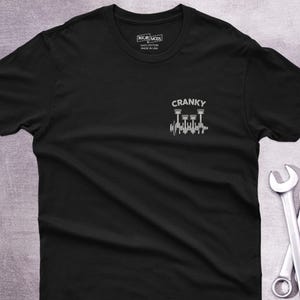 Cranky Mechanic T-Shirt, Car Guy Gift, Subtle Garage Humor