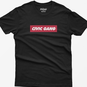 Camiseta de la pandilla cívica: regalo para los entusiastas de los coches JDM