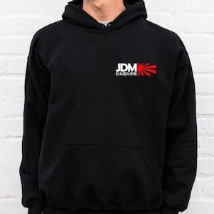 Sudadera con capucha JDM, regalo para amantes de los coches, ropa JDM, sudadera con capucha para amantes de los coches, regalo para amantes de los coches, sudadera con capucha japonesa, regalo para novio, marido, él