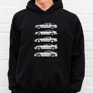 Sudadera con capucha JDM, sudadera con capucha de coche, regalo para amantes de los coches, amante de los coches, sudadera con capucha para entusiastas de JDM, regalos para fanáticos de JDM, regalos para amantes de los coches, regalos de coches de carreras para él