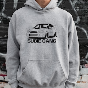 Subie Gang Hoodie: JDM Car Enthusiast Streetwear
