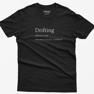 Drifting Definition Car Guy Shirt, Car Lover Shirt, Prezenty dla entuzjastów samochodów, Zabawne koszulki męskie, Prezenty dla drifterów, Prezenty dla niego, Prezent urodzinowy