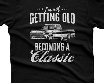 Classic Pickup Truck T-Shirt, Vintage Car Gifts for Him