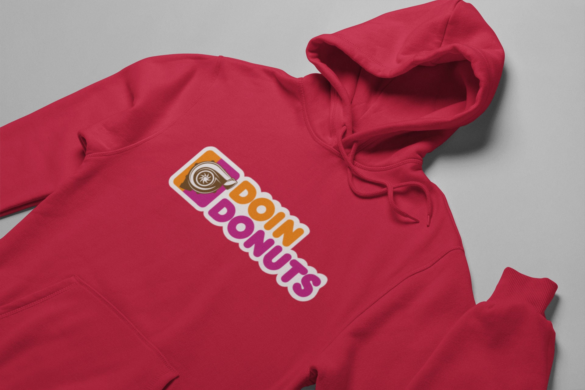 Doin Donuts Hoodie Funny Car Hoodie Turbo Car Guy Gift Etsy