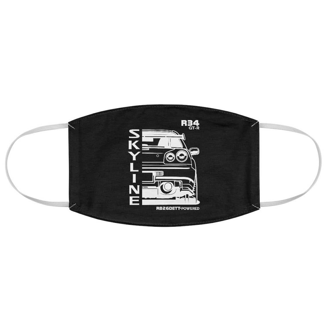 R34 Skyline GTR Face Mask JDM Mask Car Guys Gifts Car Etsy