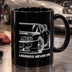 JDM-Auto-Kaffeebecher, Legenden sterben nie, Import-Tuner-Geschenk für ihn