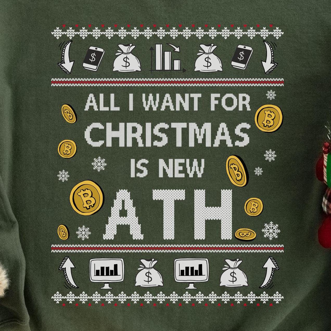 ビットコインAthダサいクリスマスセーター、暗号通貨愛好家へのギフト