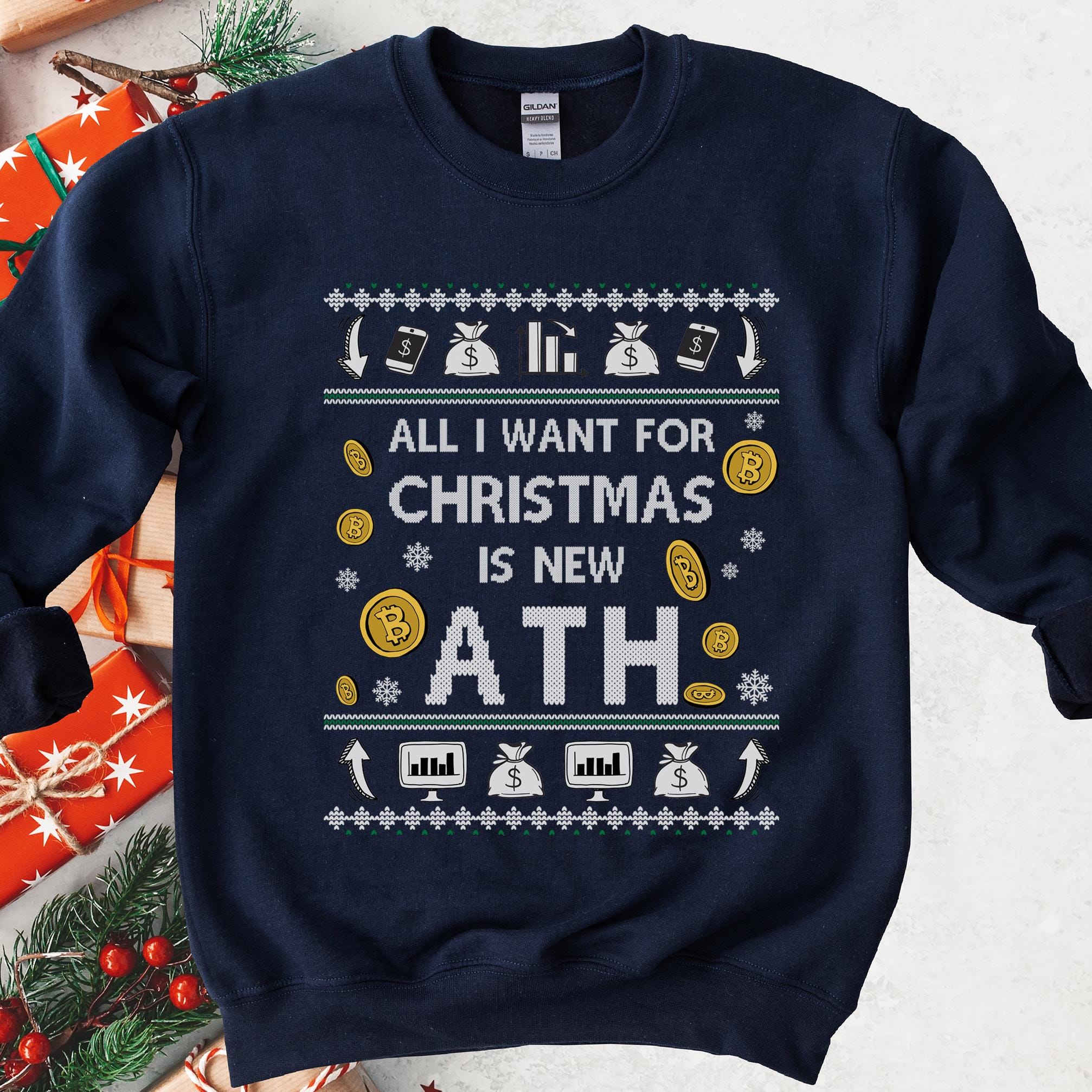 ビットコインAthダサいクリスマスセーター、暗号通貨愛好家へのギフト
