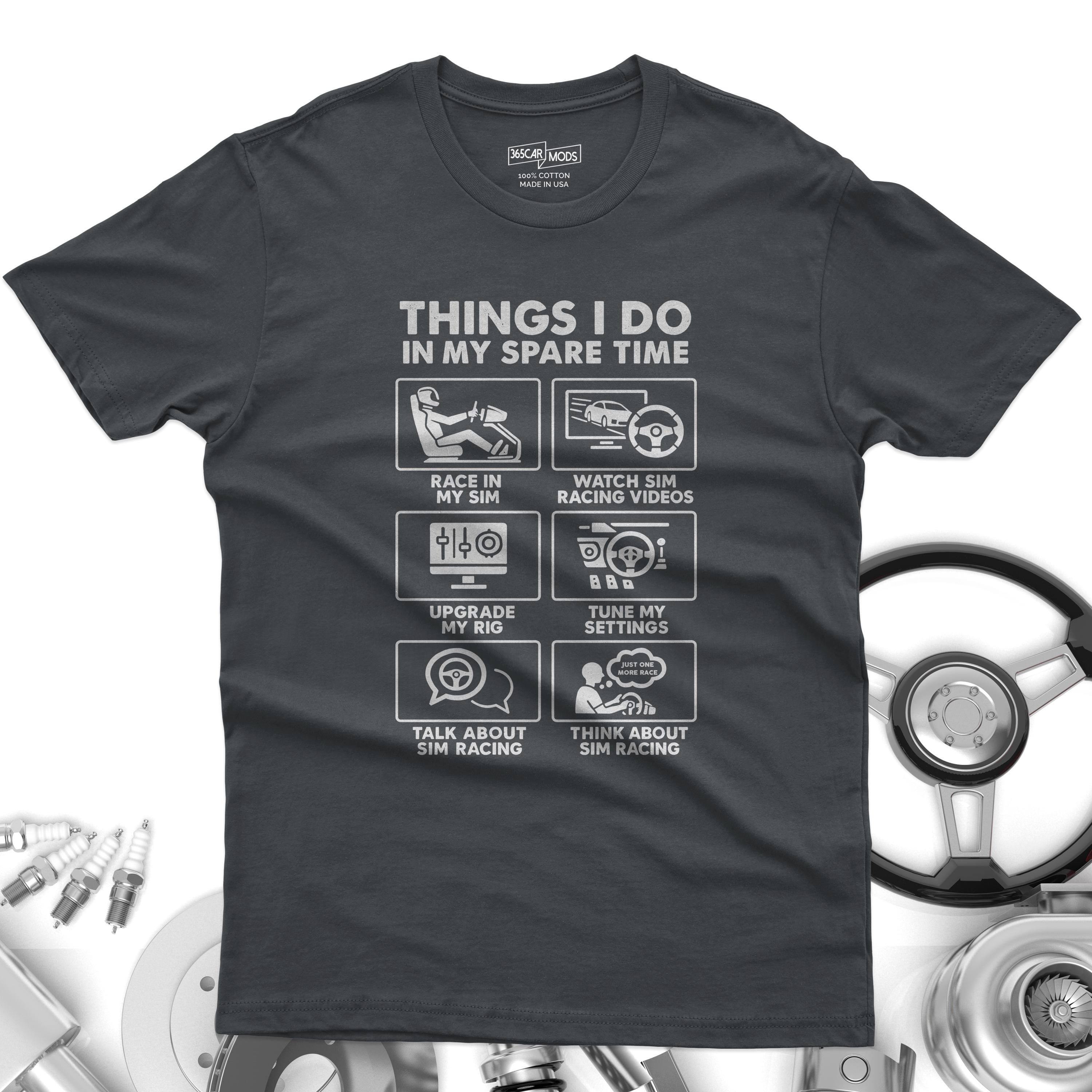 Funny Sim Racing T-shirt, Rig Gamer Gift - Etsy