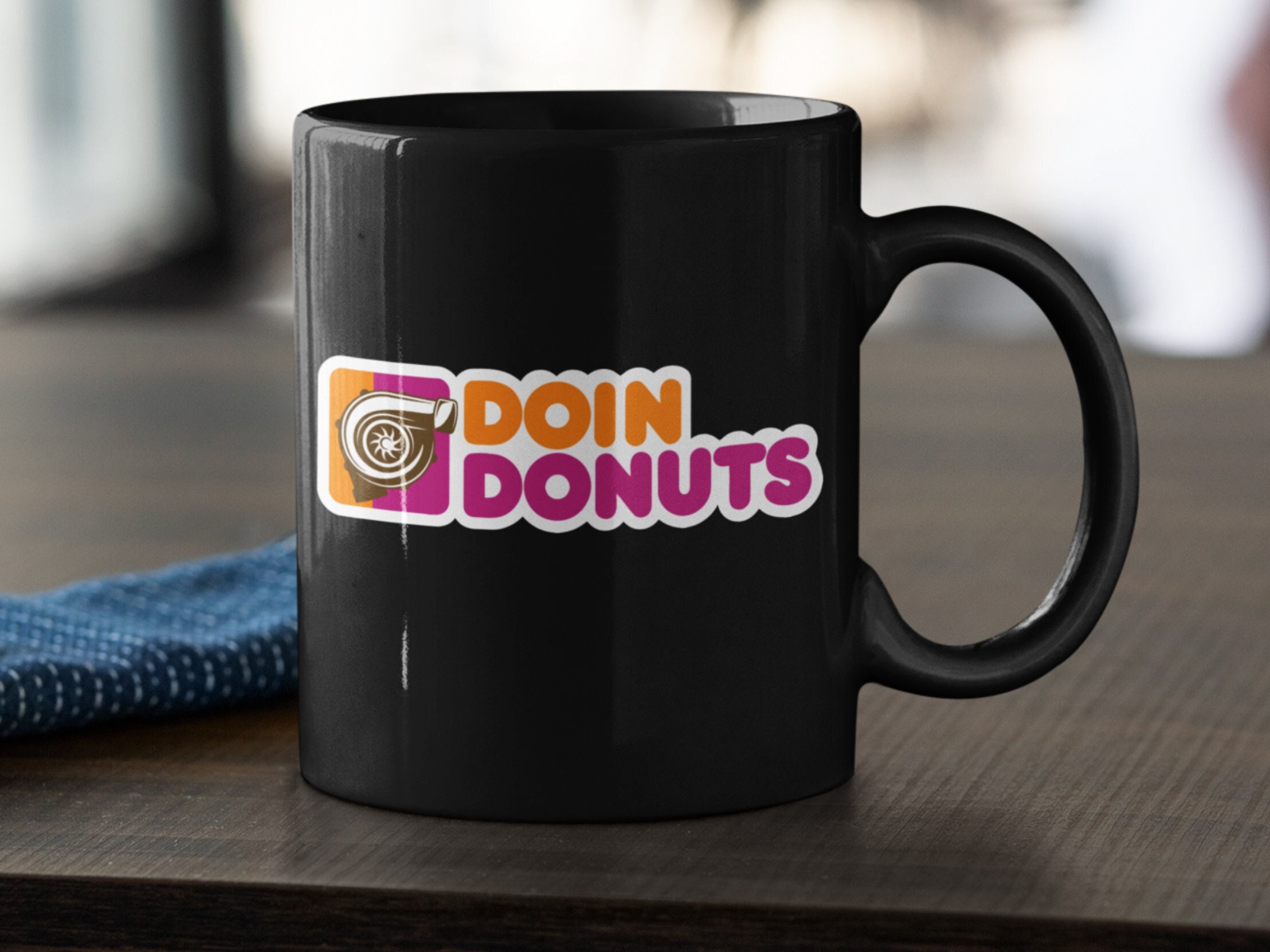 Doin Donuts Coffee Mug, Funny Car Mug, Turbo, JDM, Drifting, Car Guy Gift,  Car Lover, Car Enthusiast, Gift for Boyfriend, Husband, Dad Cup 