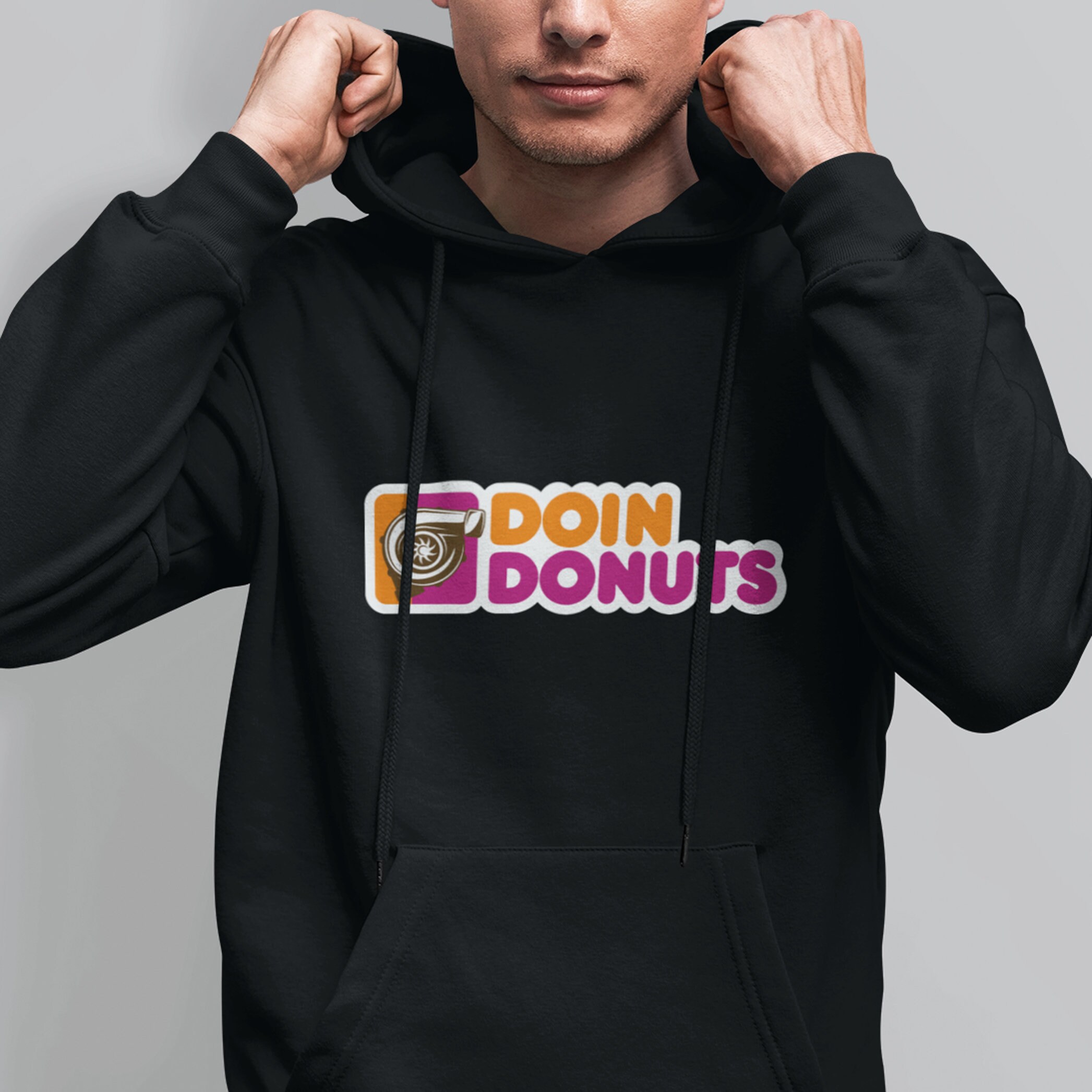 Doin Donuts Hoodie Funny Car Hoodie Turbo Car Guy Gift Etsy