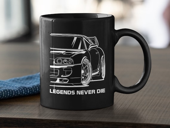 JDM Kaffeebecher Legenden sterben nie, Auto Kerl Geschenk, Auto-Liebhaber  Becher, Auto-Enthusiast Geschenke japanisches Auto, Rennauto-Schale, bestes  Geschenk für ihn schwarze Becher - .de