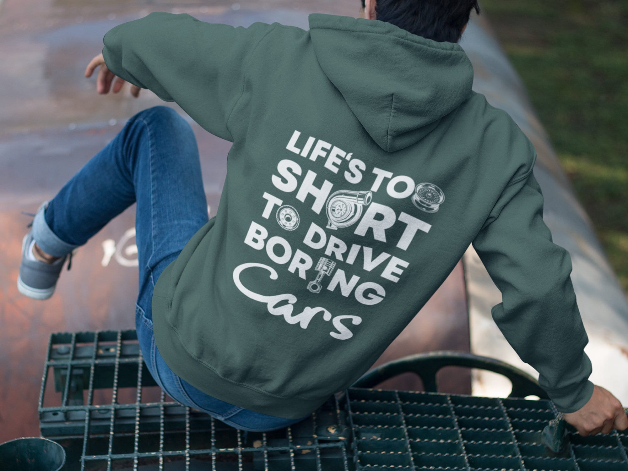 Life is shop boring sweatshirt