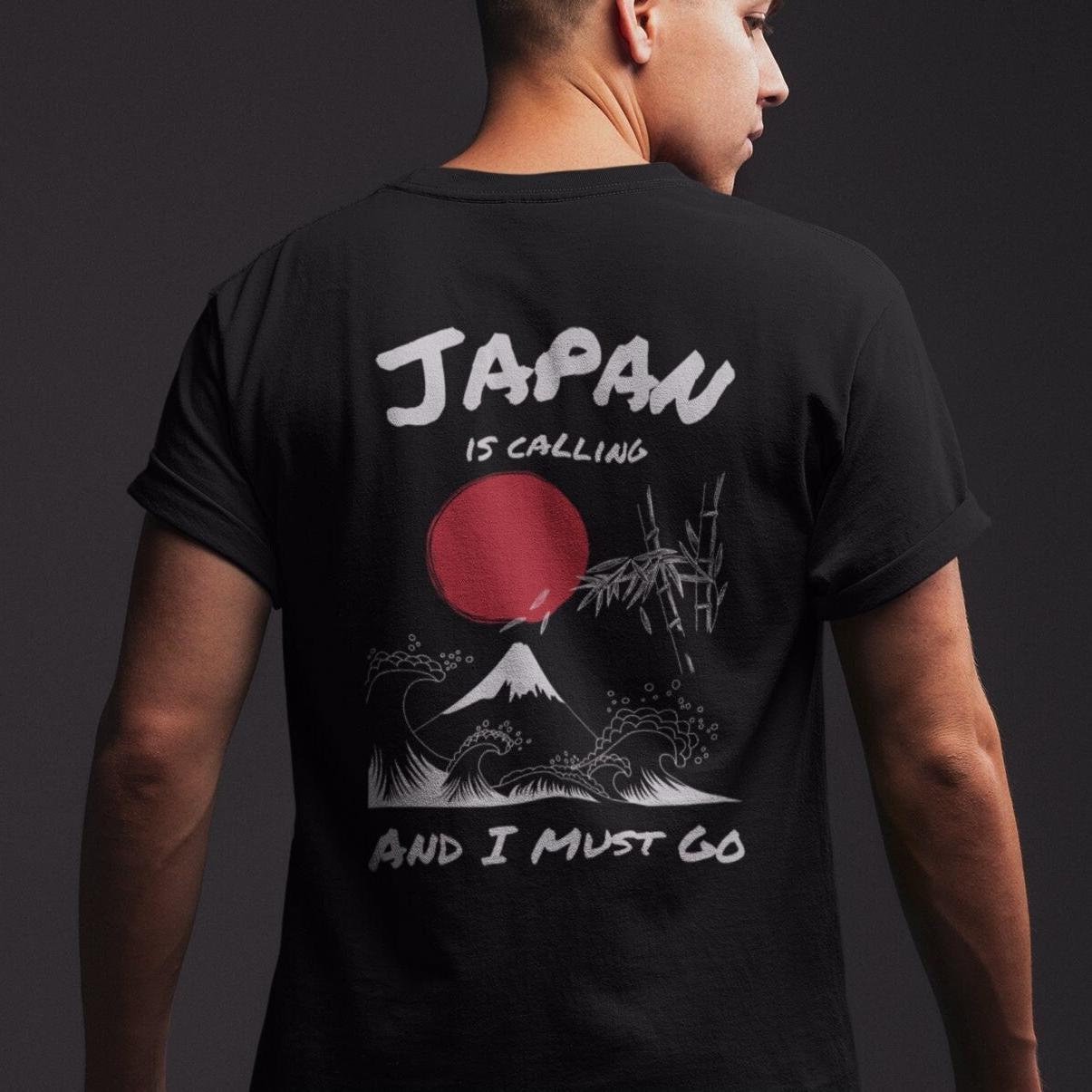 Japan is Calling T-shirt: Fuji Mountain, Rising Sun Design - Etsy