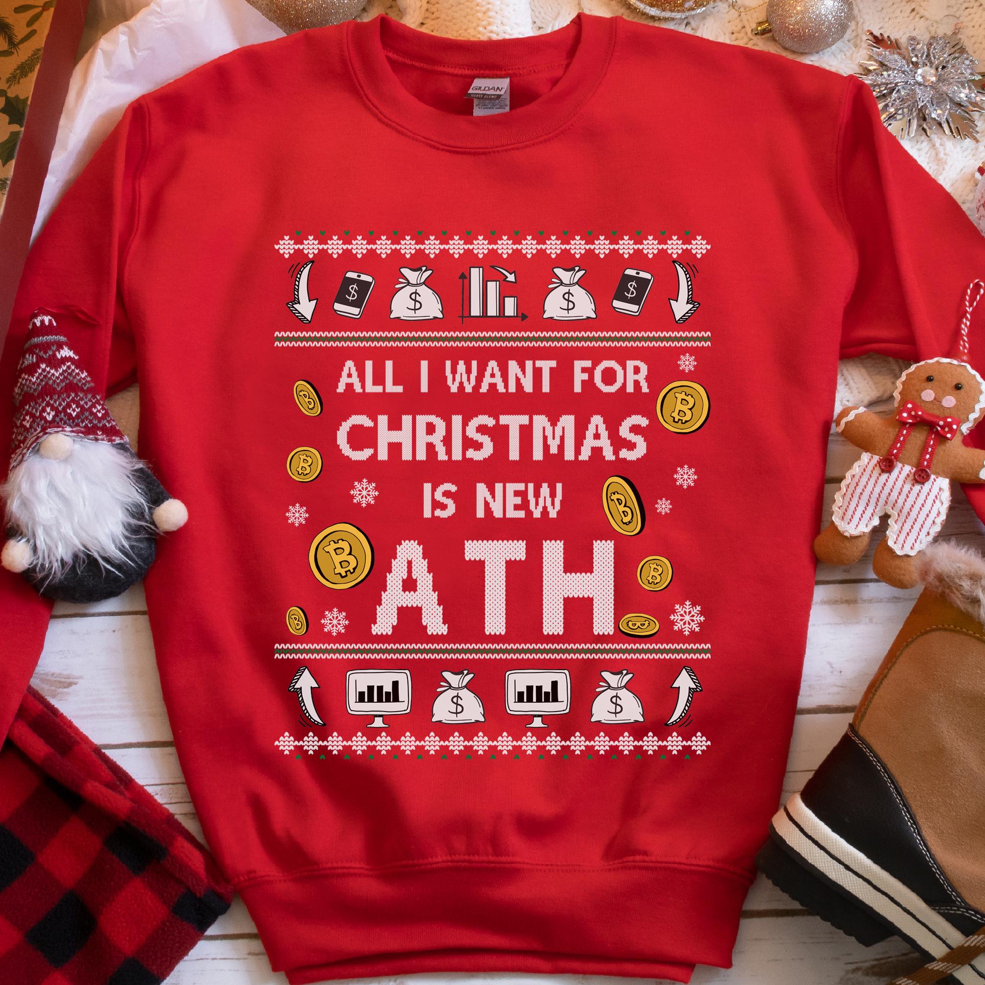 ビットコインAthダサいクリスマスセーター、暗号通貨愛好家へのギフト