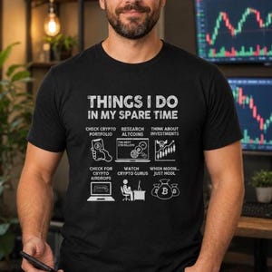 Crypto Investor Shirt, Bitcoin HODL T-Shirt, Altcoin Trader Gift