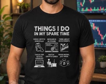 Crypto Investor Shirt, Bitcoin HODL T-Shirt, Altcoin Trader Gift