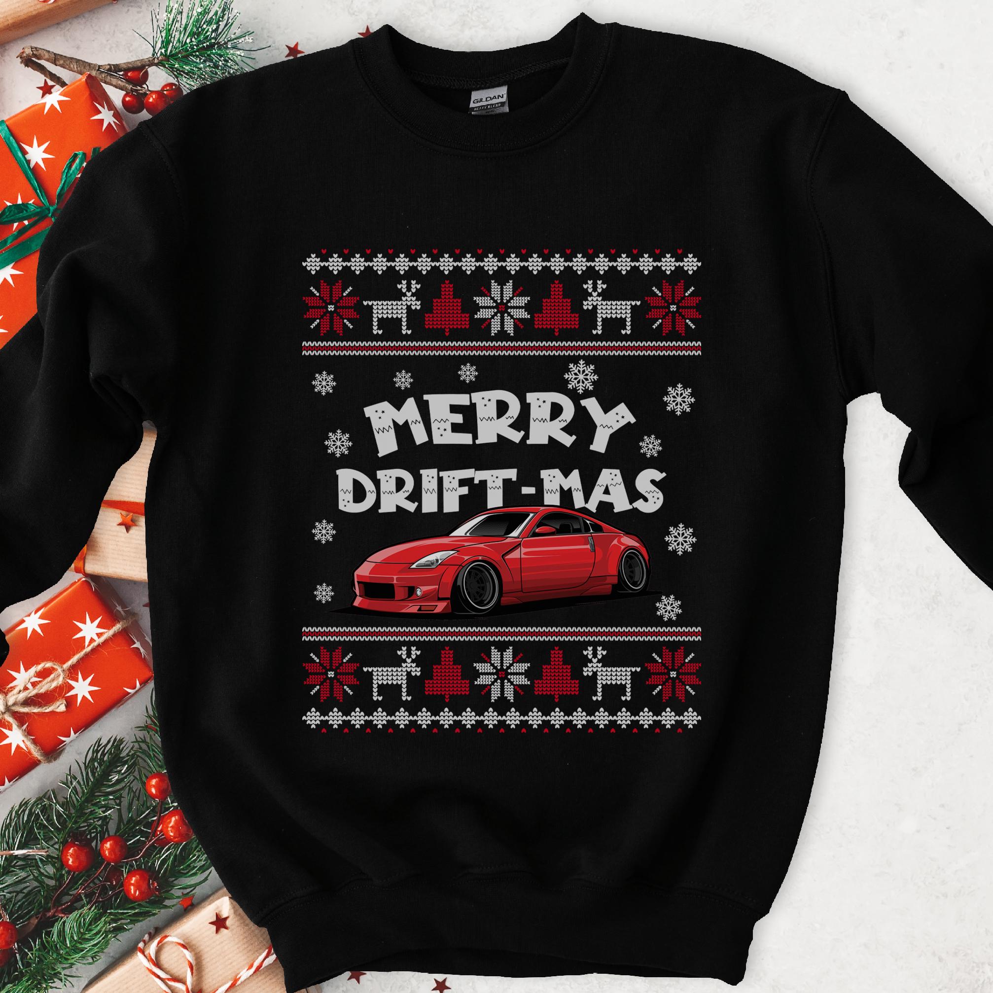 Merry Driftmas Ugly Christmas Sweater, JDM Car Enthusiast Gift - Etsy
