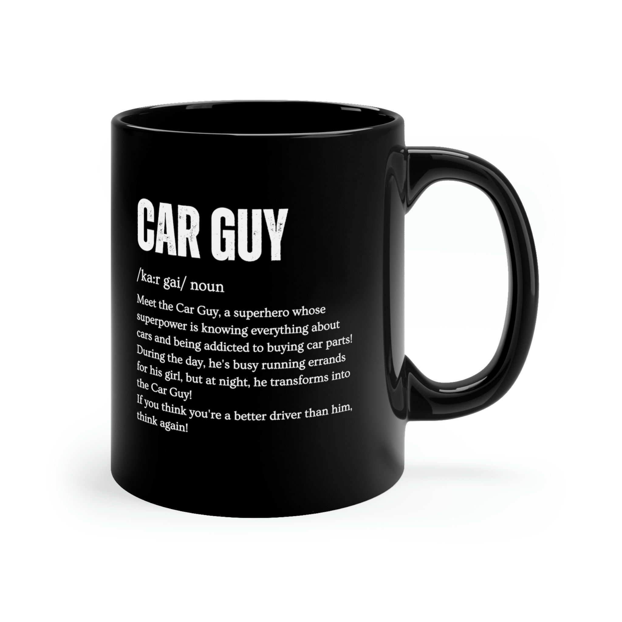 Luxe Gifting Car Guy Coffee Mug 15oz White - car is my happy - Auto  Mechanic Humor Car Enthusiast Ga…See more Luxe Gifting Car Guy Coffee Mug  15oz