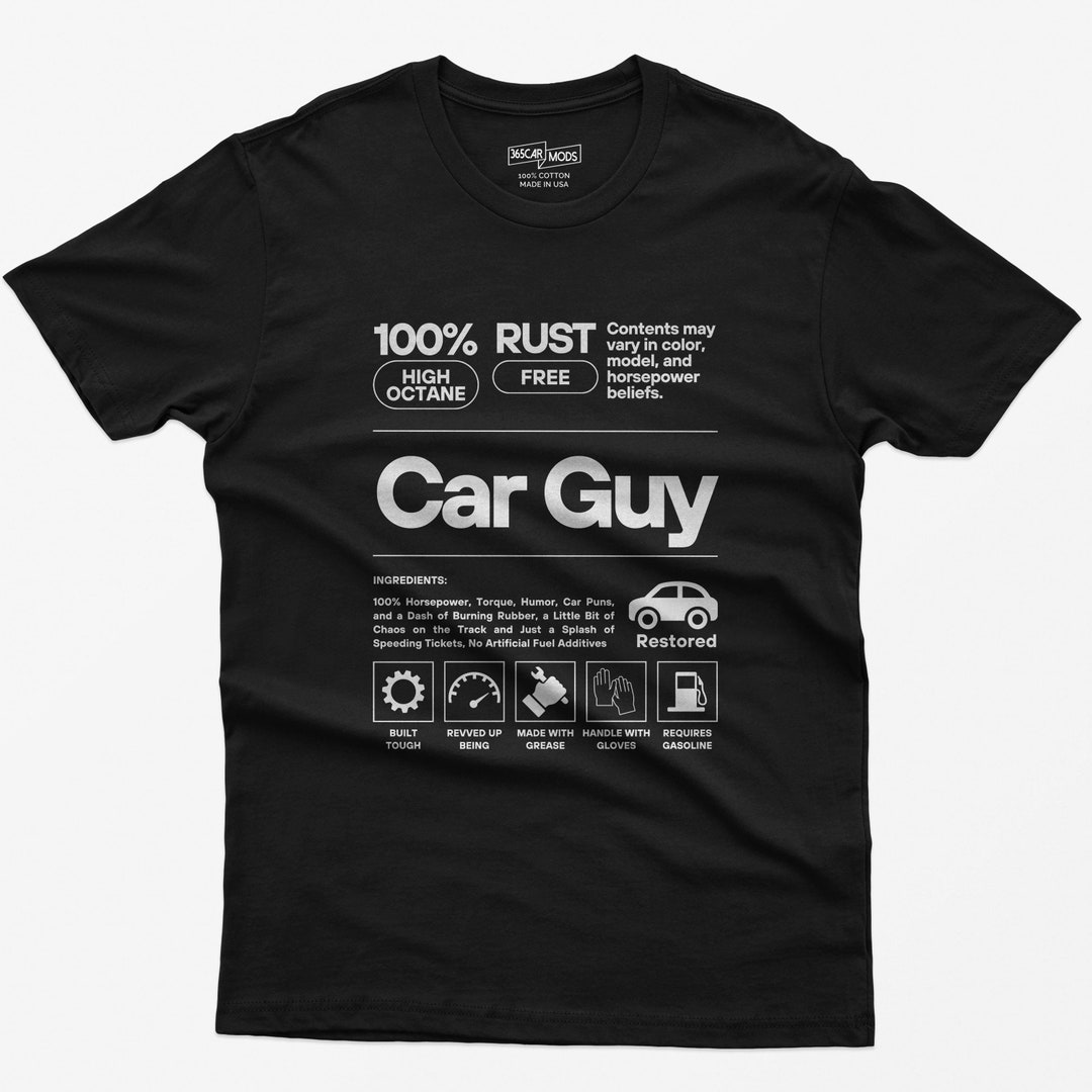 Funny Car Guy T-Shirt - In Torque We Trust - Racing Shirt