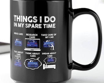 Taza JDM, Cosas que hago en mi tiempo libre, Taza de café para coches tuneados japoneses