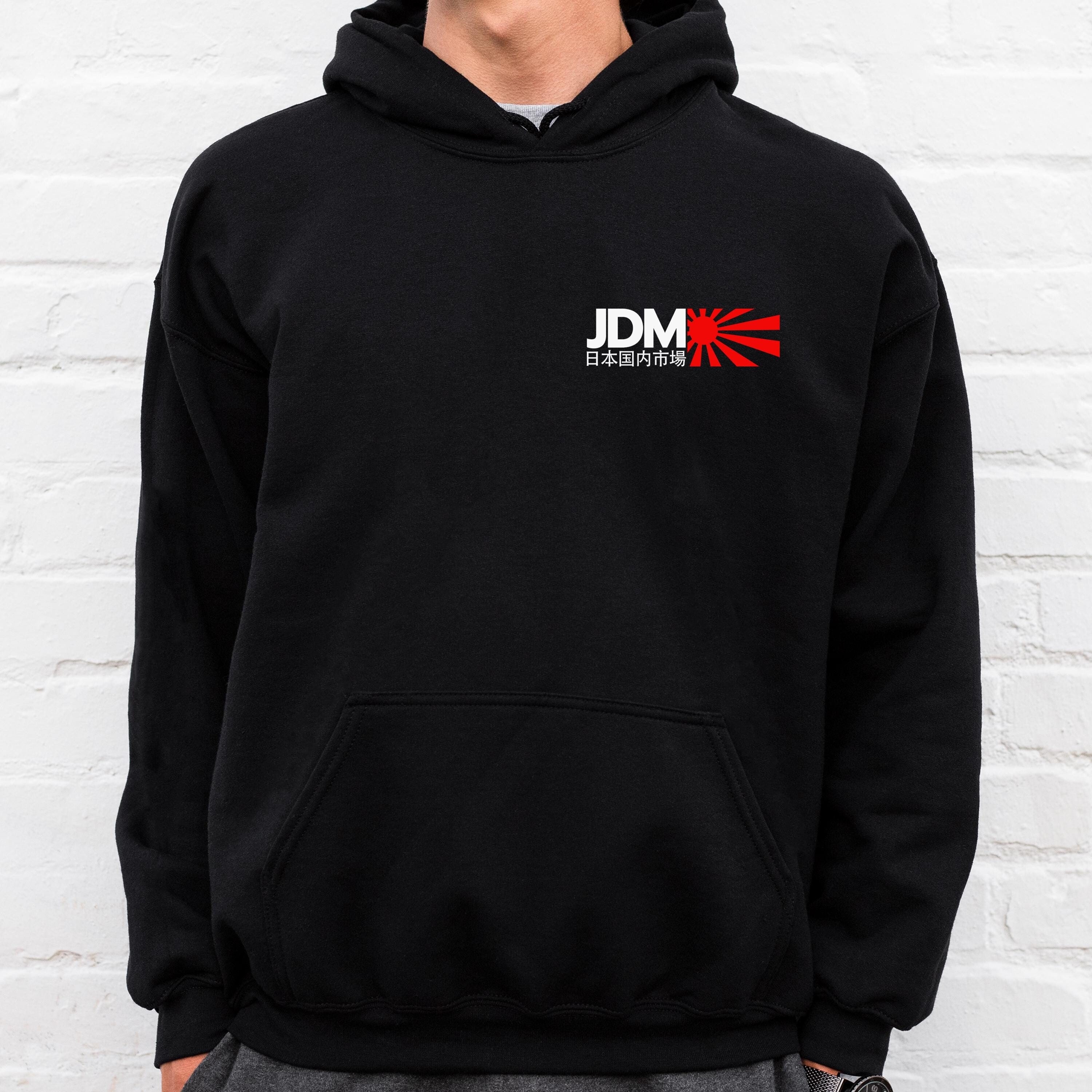 JDM Japanese Flag Hoodie: Car Enthusiast Gift