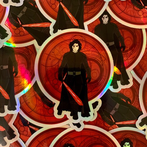 Star Wars Sticker Kylo Ren / Vinyl Sticker / Laptop Sticker / | Etsy