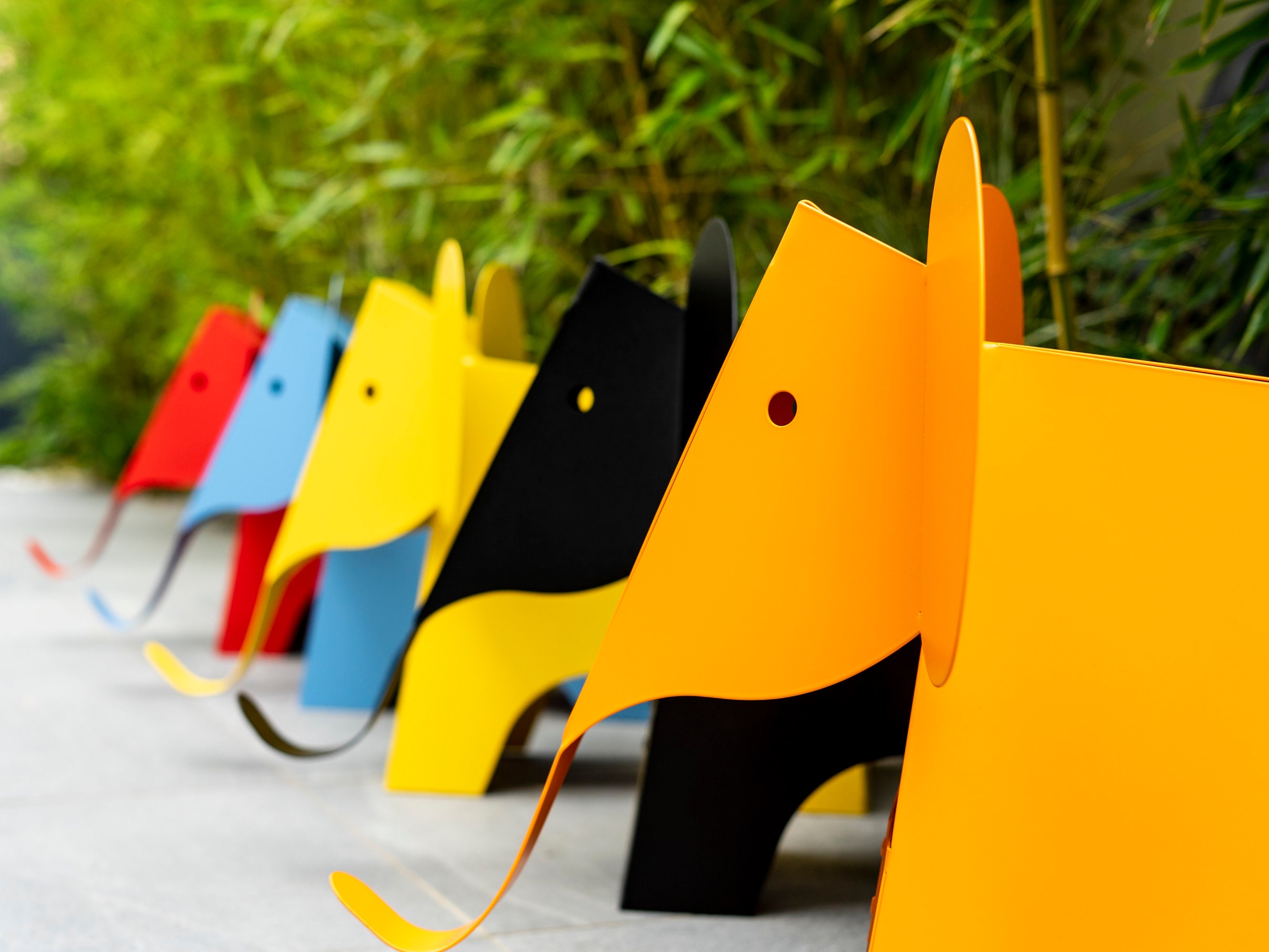 Décoration en Métal Éléphant