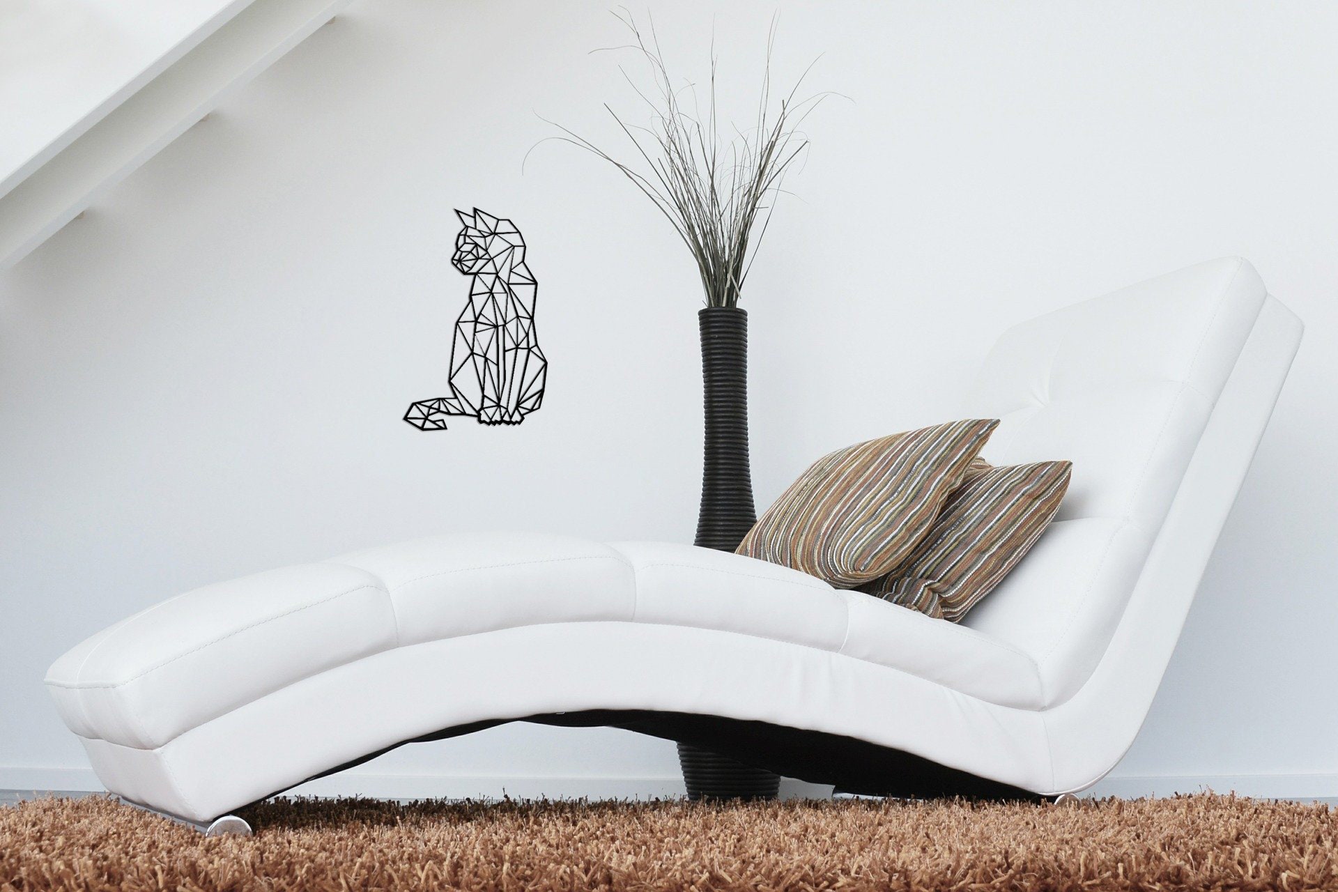 Décoration Murale en Métal Chat