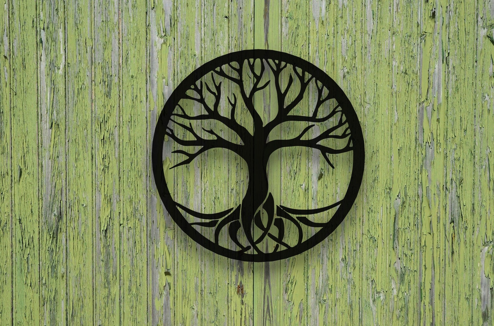 Décoration murale en métal Arbre de vie - Etsy France