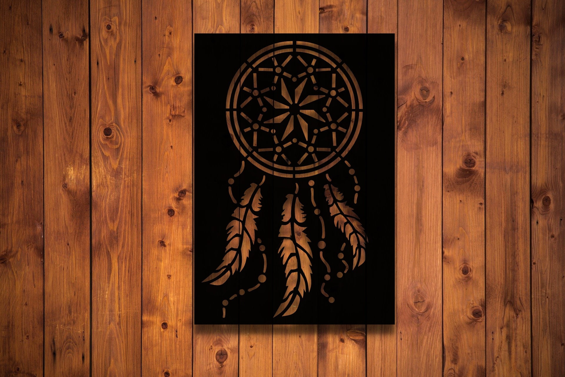 Décoration Murale en Métal Attrape Rêves