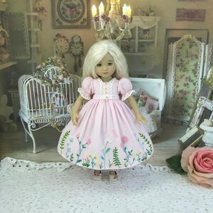 Little Darling Dolls Dress with handmade embroidery