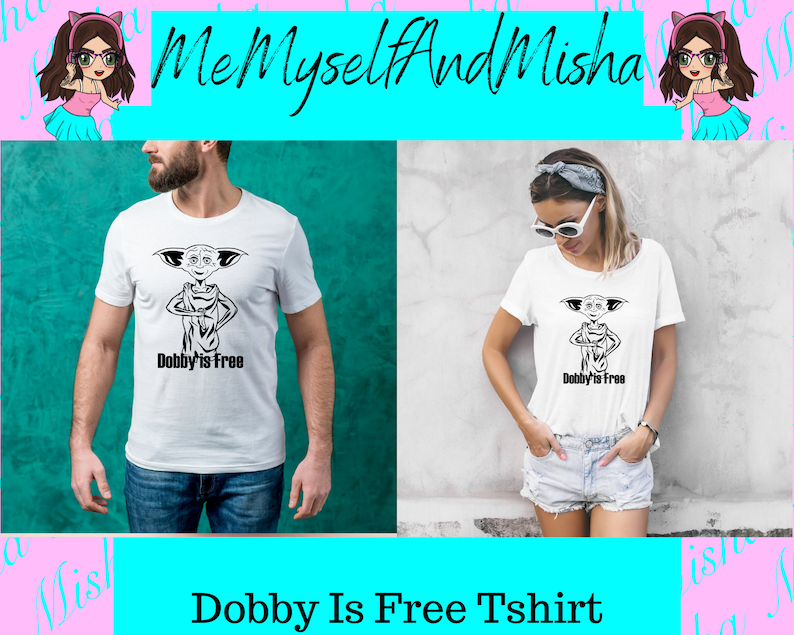 valentines gift for gamer valentines tshirt valentines harry potter Harry potter tshirt Dobby is free tshirt valentines Dobby gift