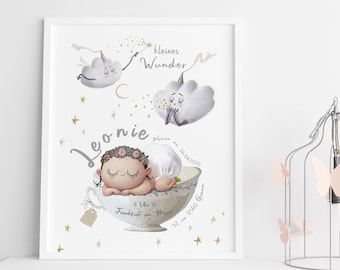 Geschenk Geburt Mädchen Geschenk für geburt baby geschenk personalisiert mädchen geburt mädchen geschenk Taufgeschenk Geburtstagsgeschenk