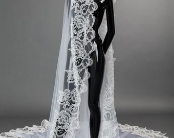 Violet Bridal Veil