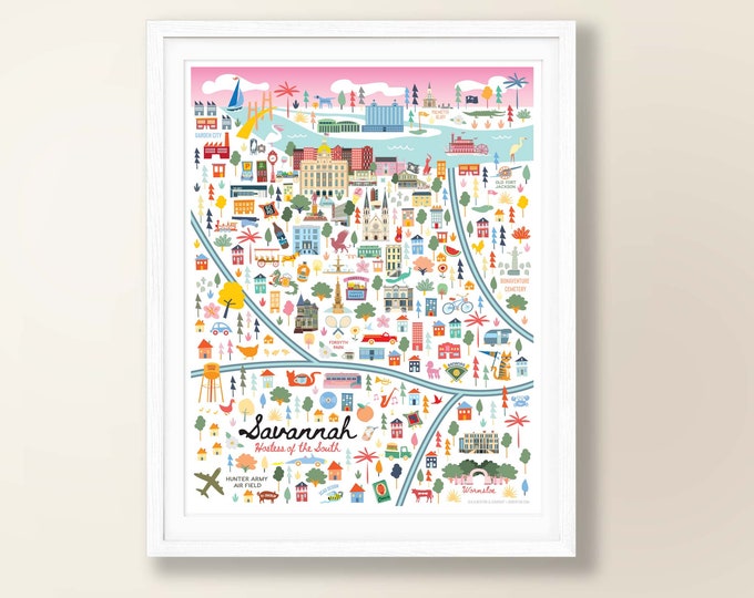 CHATTANOOGA TN Map Art Wall Decor City Map Chattanooga Etsy