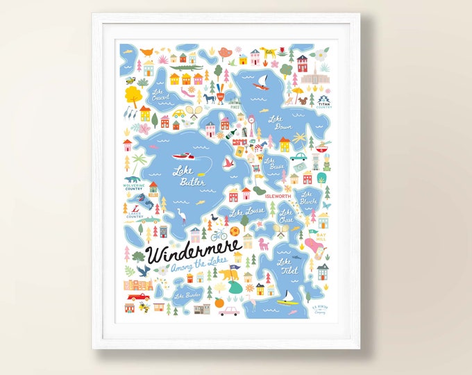 ASHEVILLE NC Map Art Wall Decor City Map Asheville North Etsy