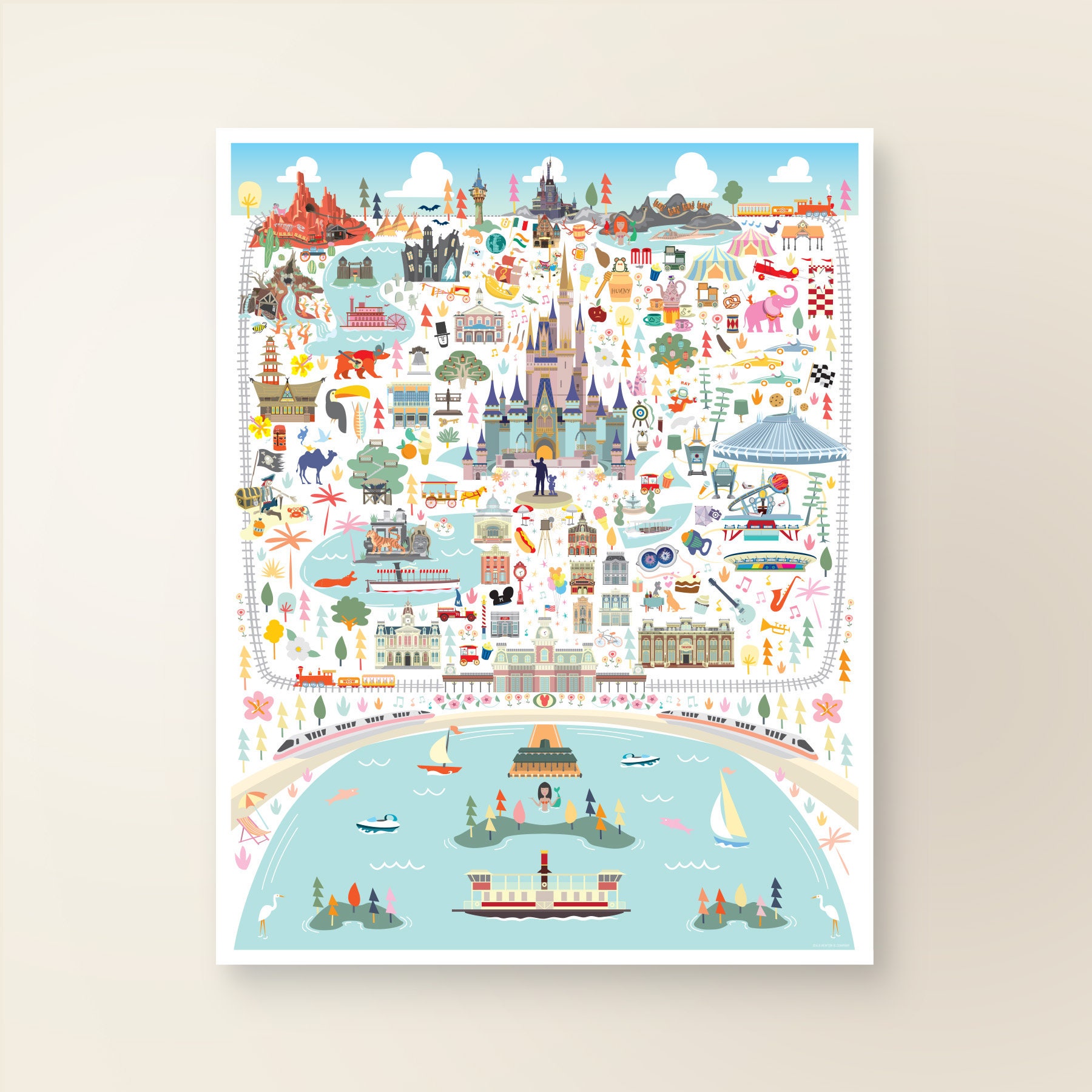 MAGIC KINGDOM Poster Walt Disney World Magic Kingdom Whimsical Map Walt Disney World Wall Decor Disney Art Print - Etsy magic-kingdom-poster-walt-disney-world-magic-kingdom-whimsical-map-walt-disney-world-wall-decor-disney-art-print-etsy