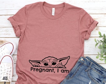 Yoda Maternity Shirt Etsy
