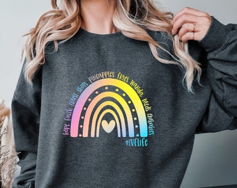 IVF sweatshirt hoodie, Rainbow Mama Baby, Rainbow shirt, Funny IVF shirt, Miscarriage Infertility, Fertility treatment gift, 1 in 8, Warrior