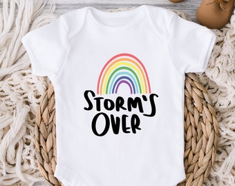 Rainbow Baby bodysuit, After every storm, Worth wait, Miscarriage, Gift, Birth pregnancy announcement, IVF IUI infertility, Outfit, Shower